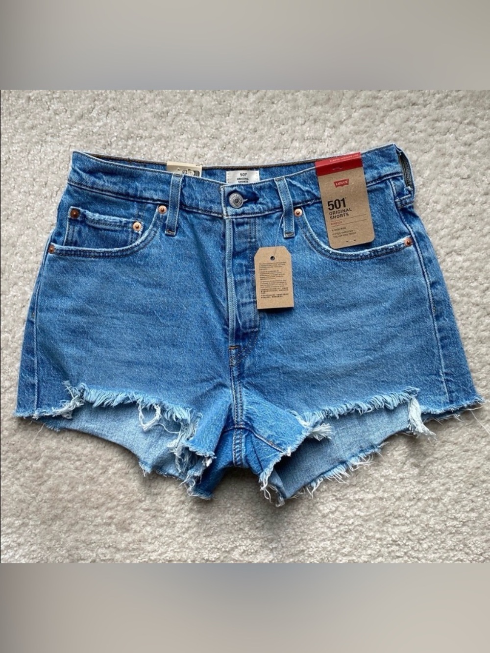 Levi's 501 Original Stretch Jean Shorts Jazz Solo